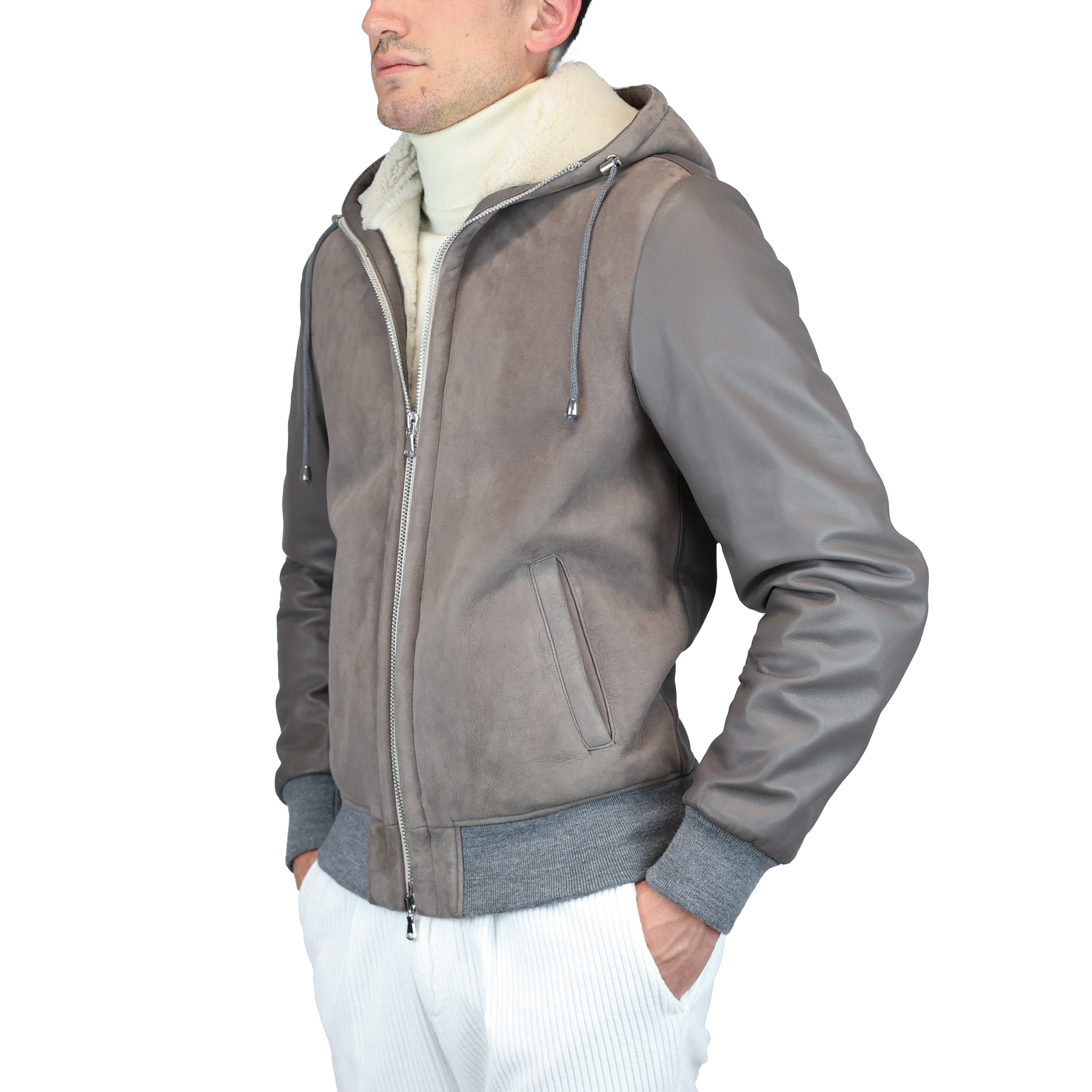 Leather bomber 89CNSHG