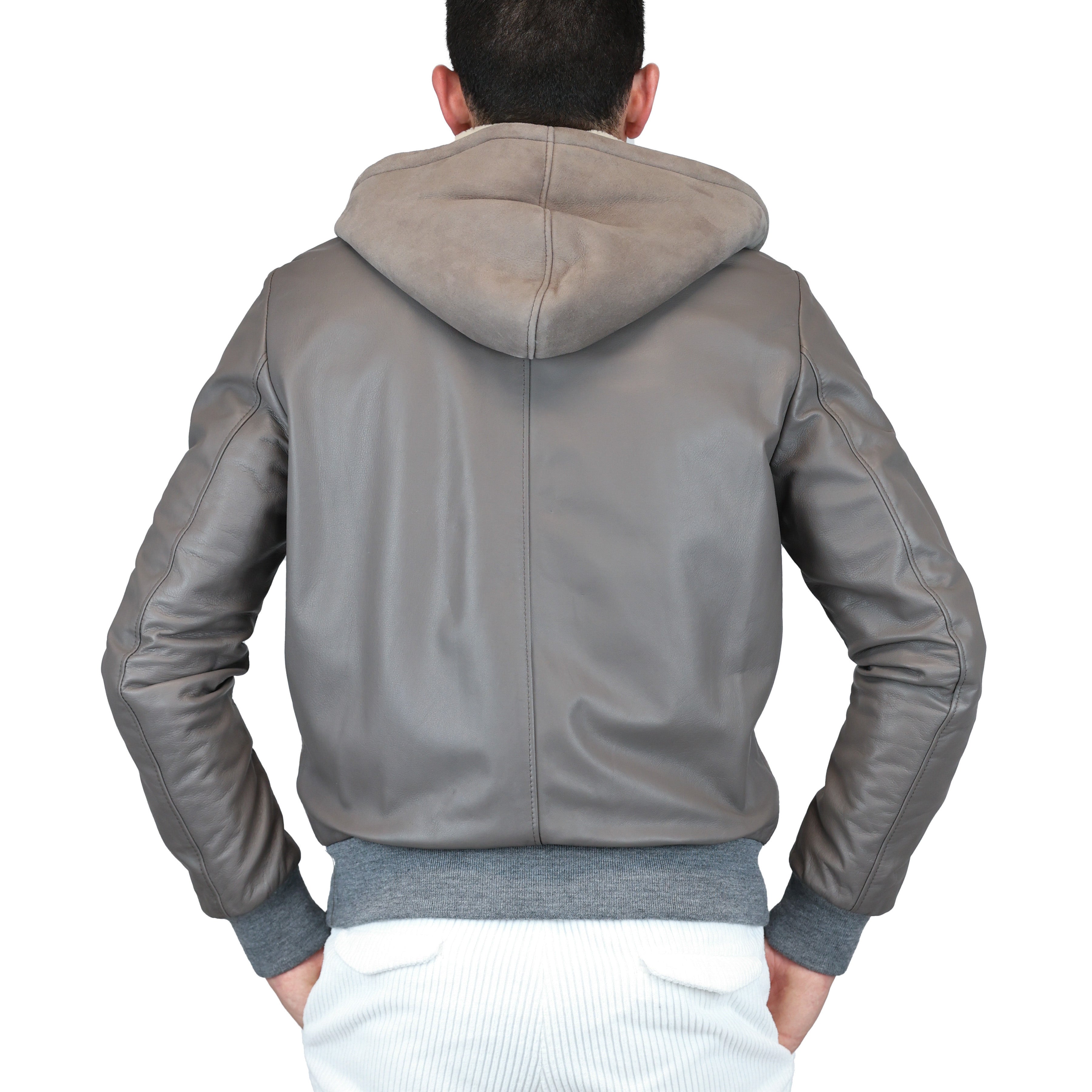 Leather bomber 89CNSHG