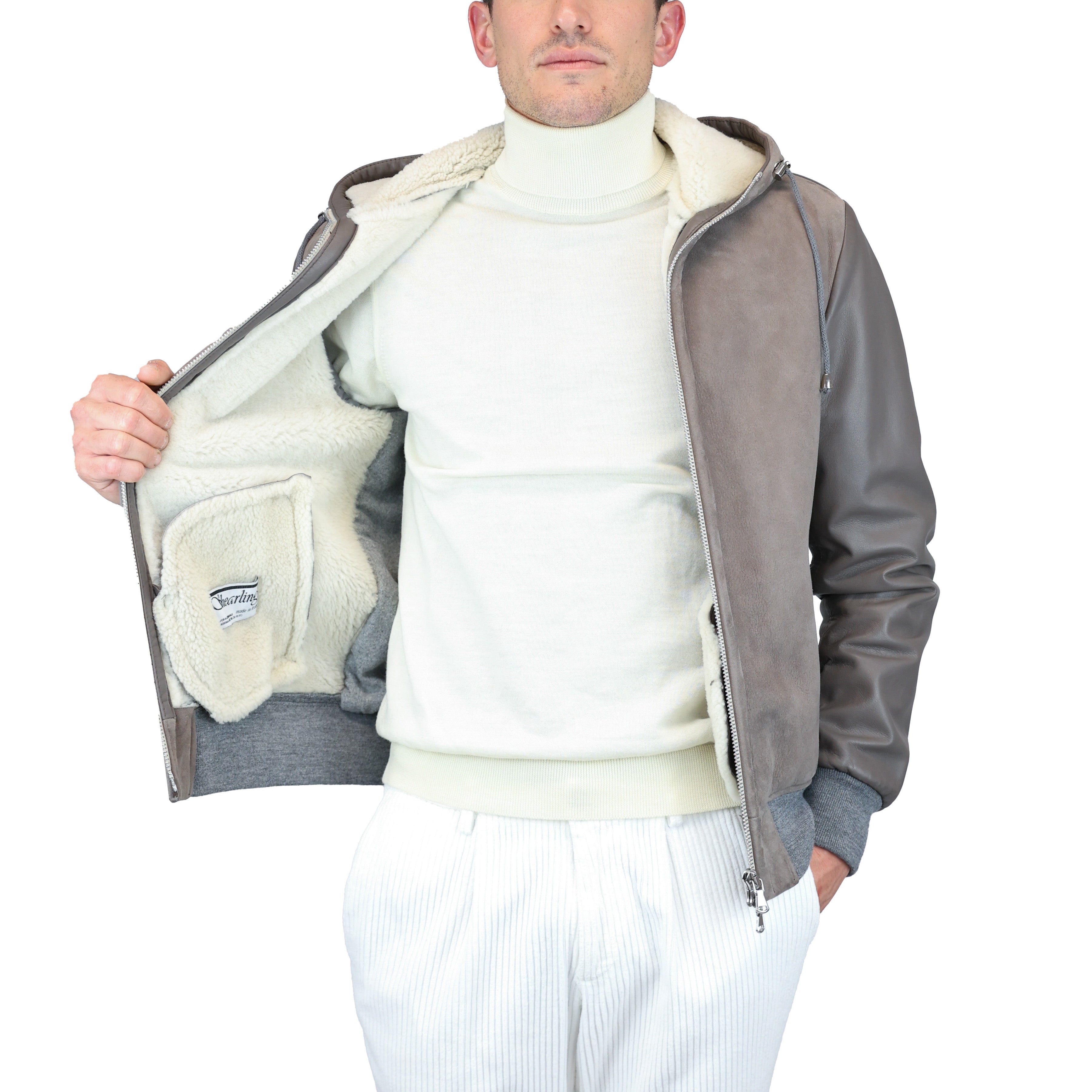 Leather bomber 89CNSHG