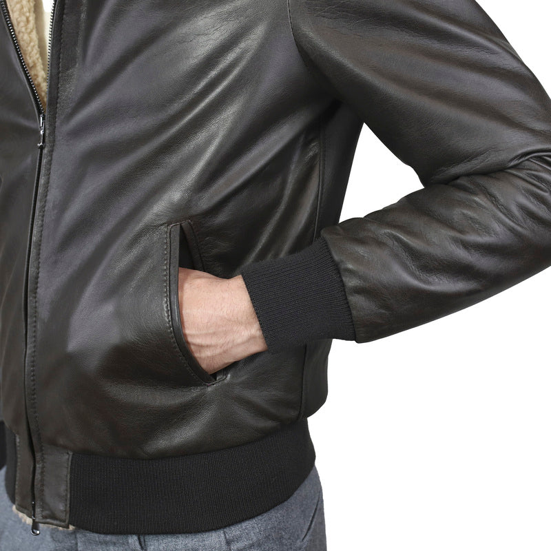 89ECOBR chaqueta de cuero