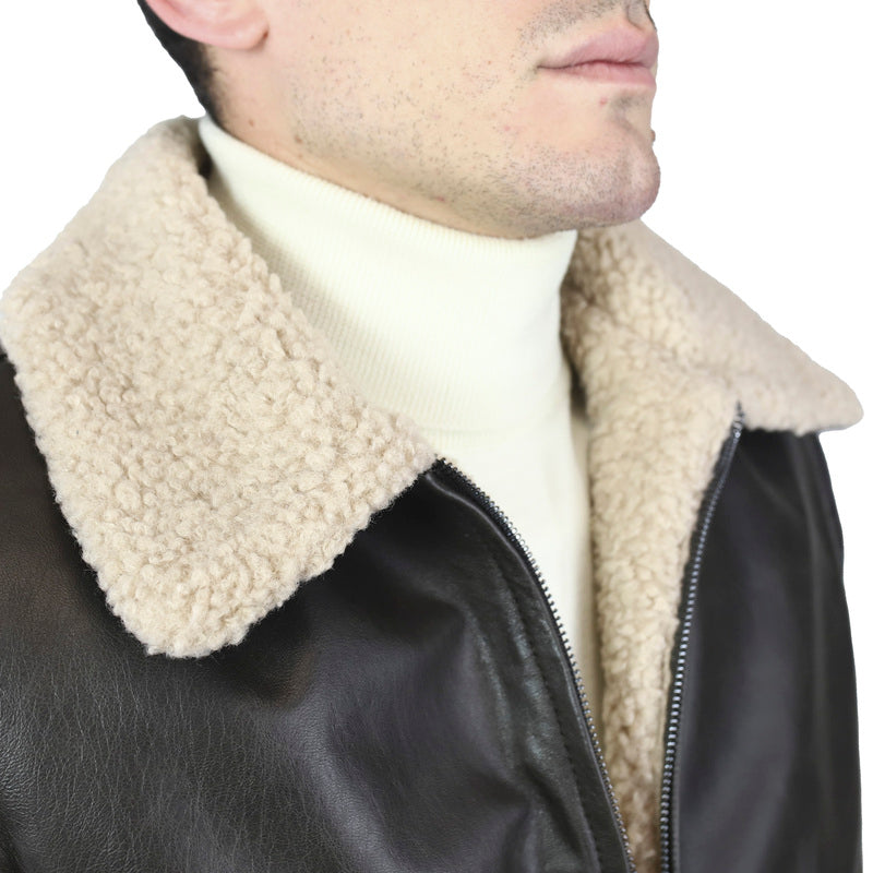 89ECOBR chaqueta de cuero