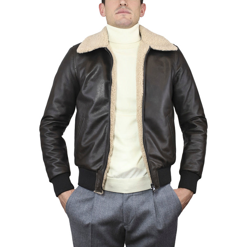 89ECOBR chaqueta de cuero