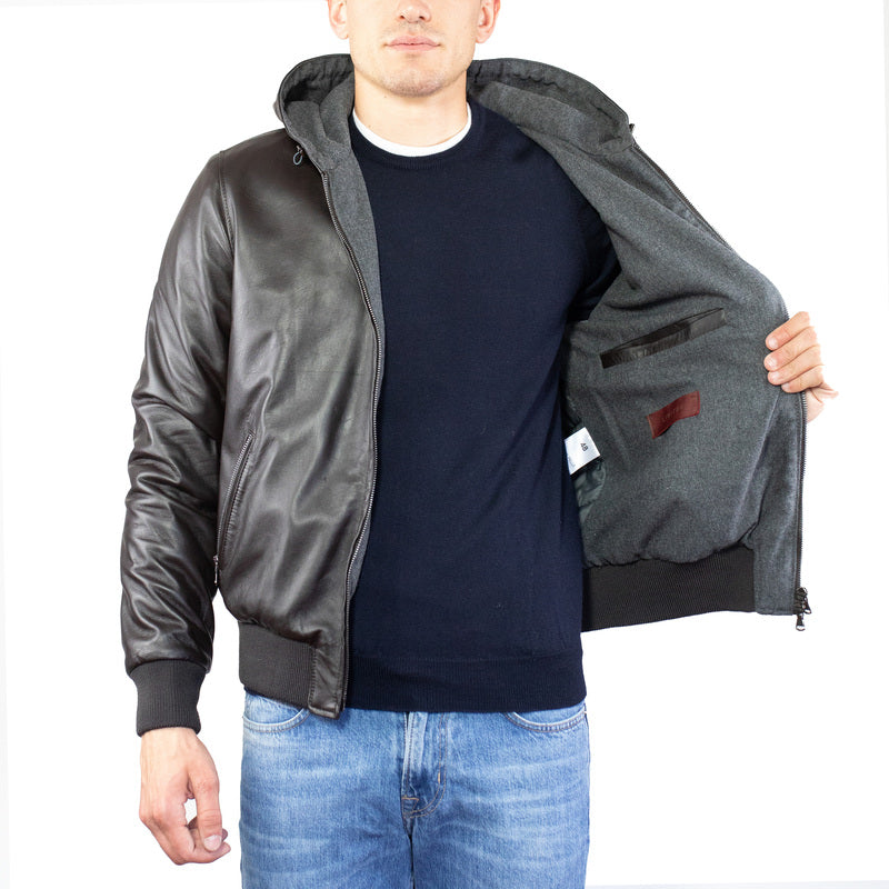 Leather bomber 89LCNAM