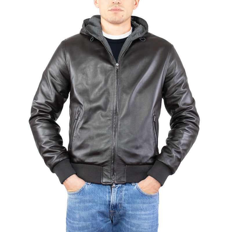 Leather bomber 89LCNAM