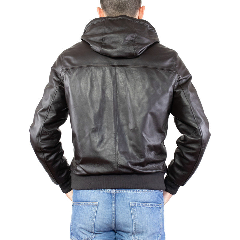 Leather bomber 89LCNAM