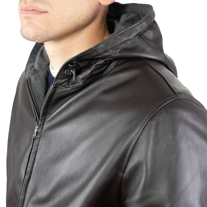 Leather bomber 89LCNAM