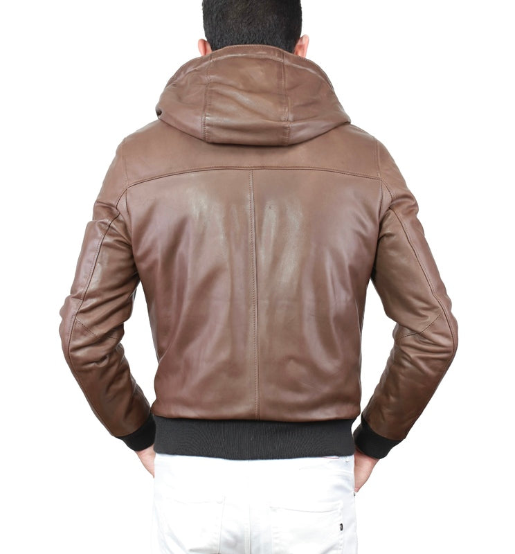 89LCNCI chaqueta bomber de cuero