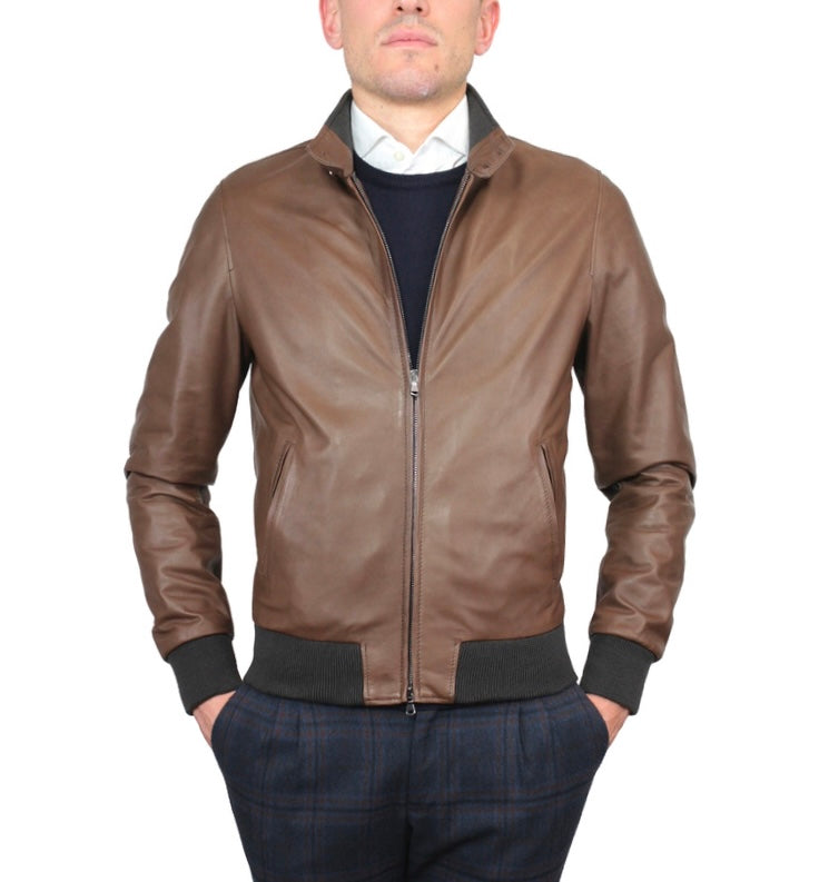 Leather bomber 89LNACI