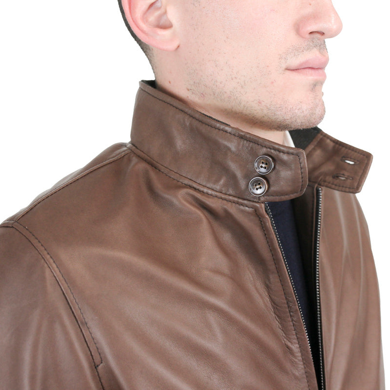 Leather bomber 89LNACI