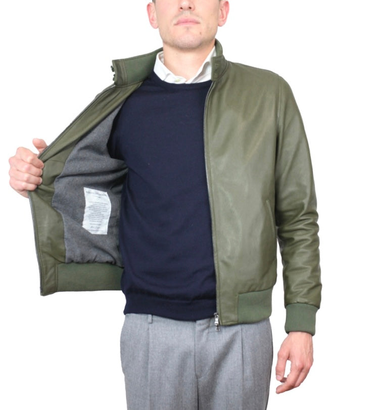 Leather bomber 89LNAOL