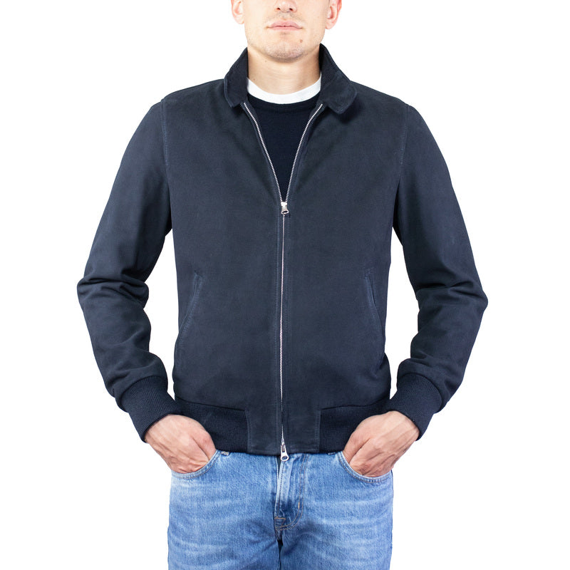 89MSUBL chaqueta bomber de cuero