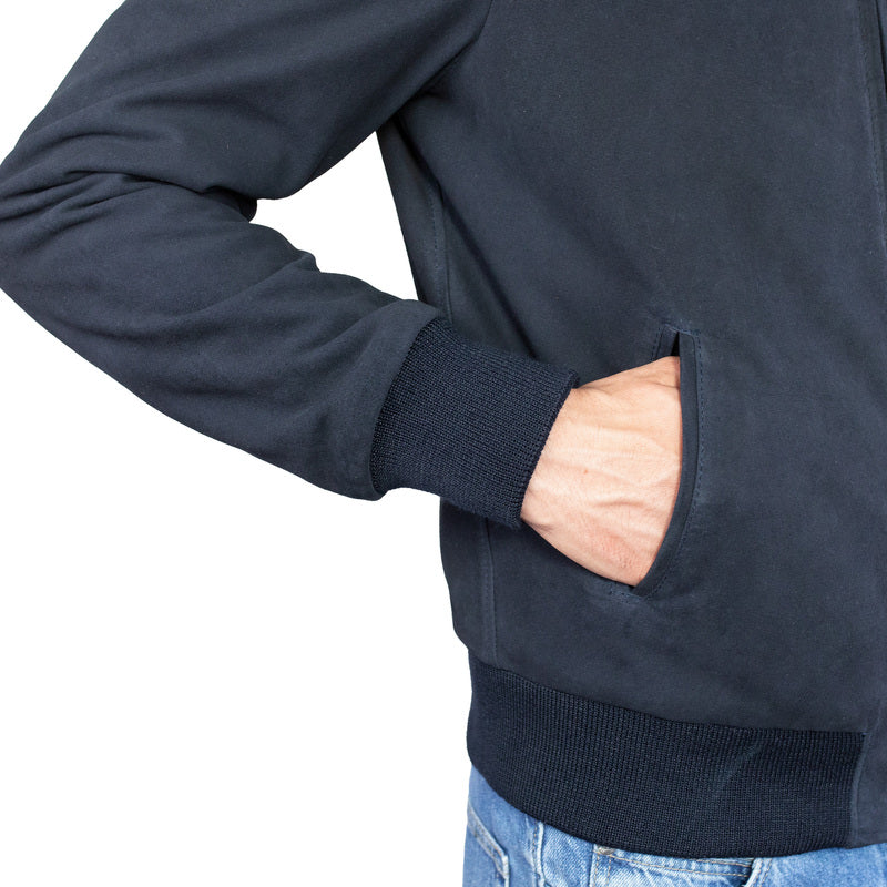 89MSUBL chaqueta bomber de cuero
