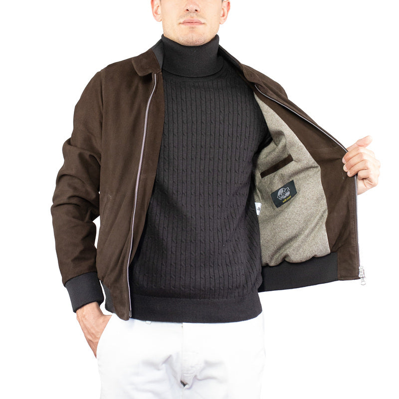 Leather bomber 89MSUMA