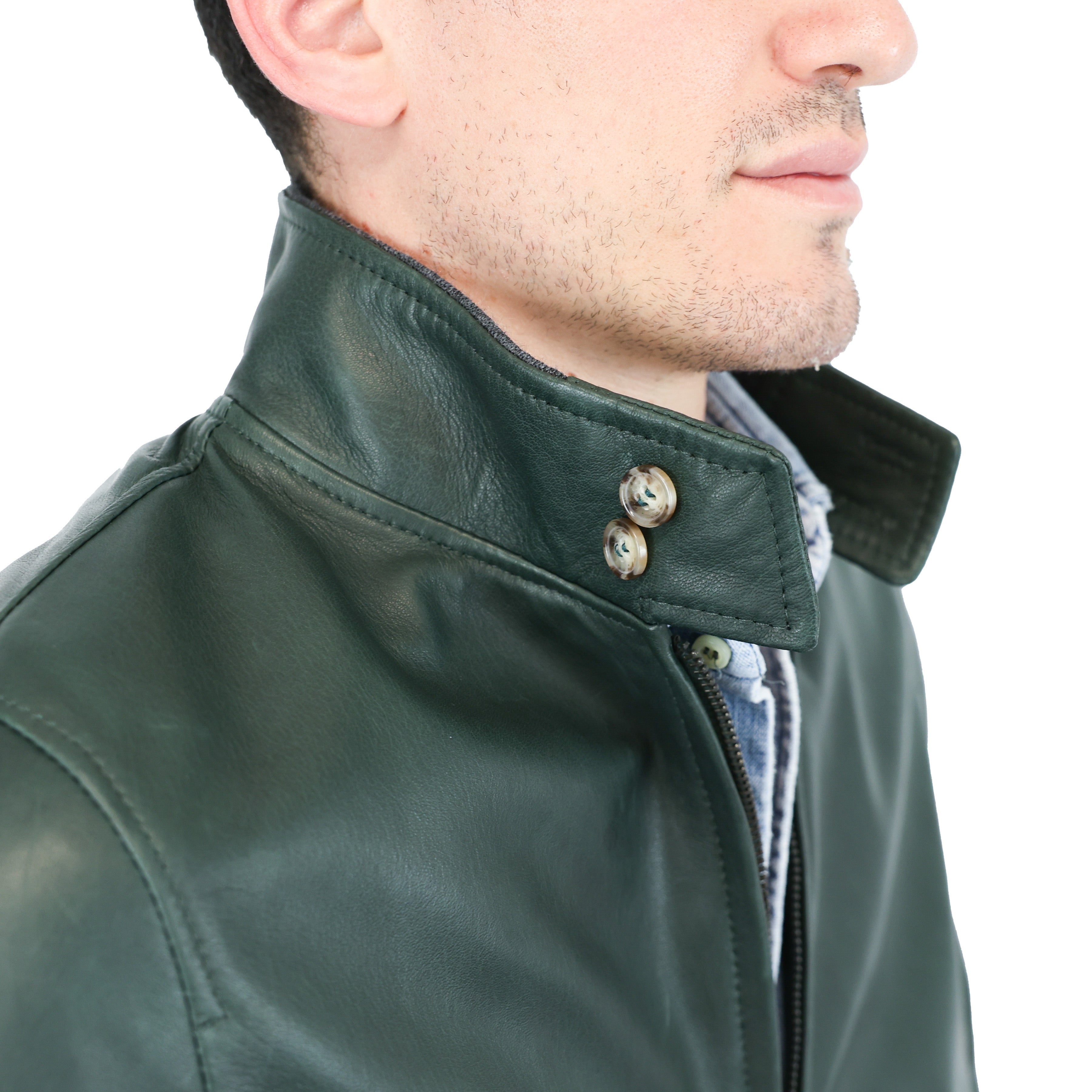 Leather bomber 89NAENG