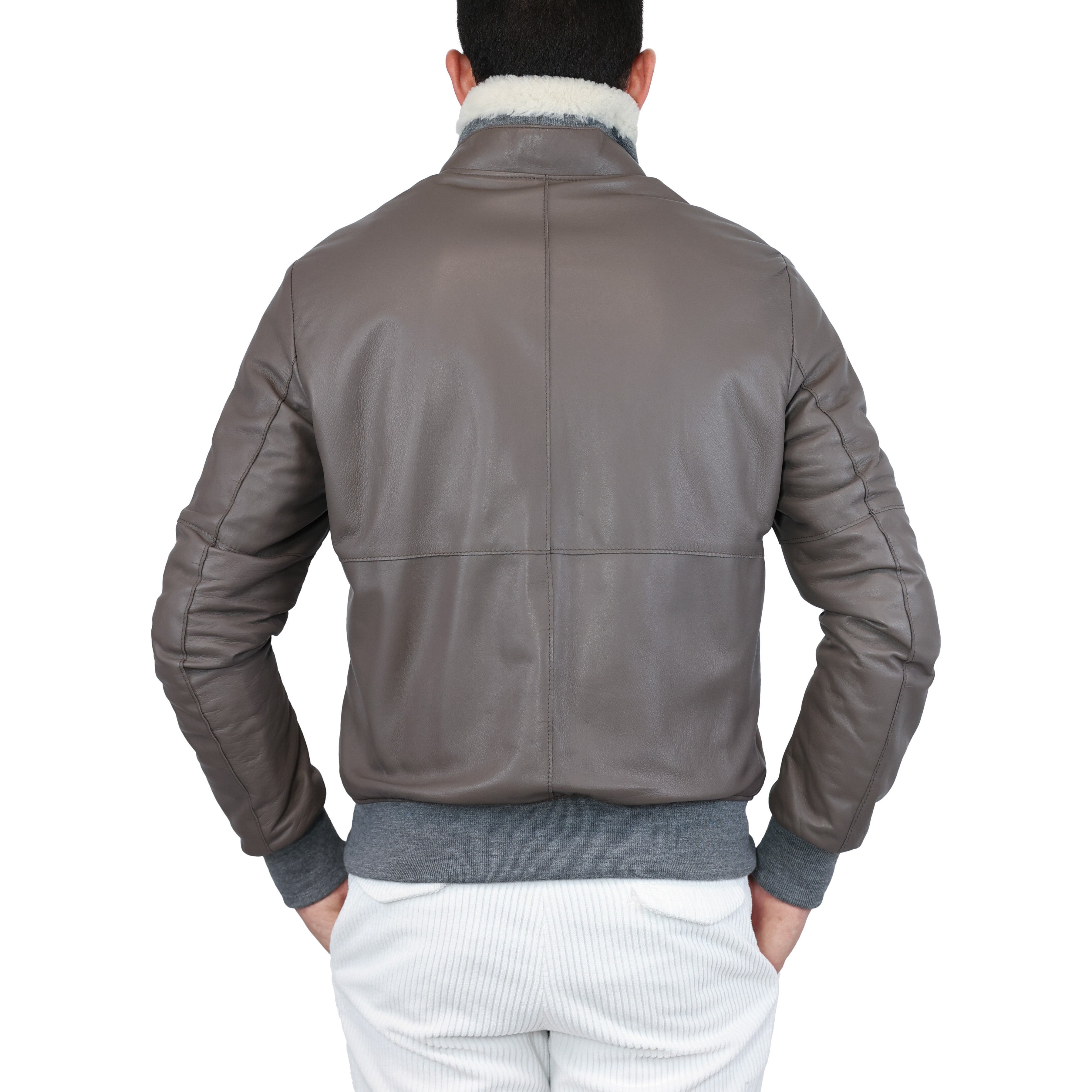 Leather bomber 89NASHG