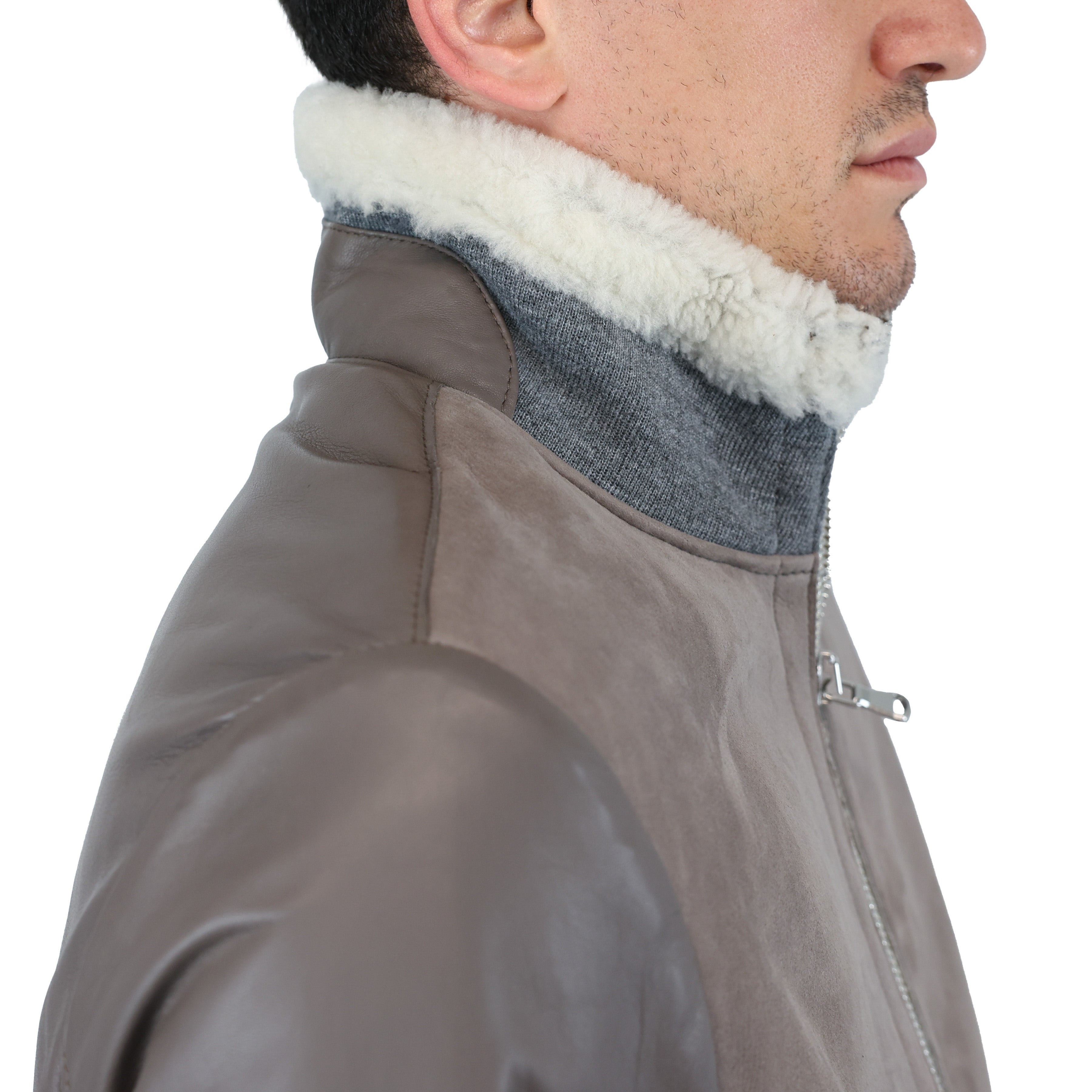 Leather bomber 89NASHG