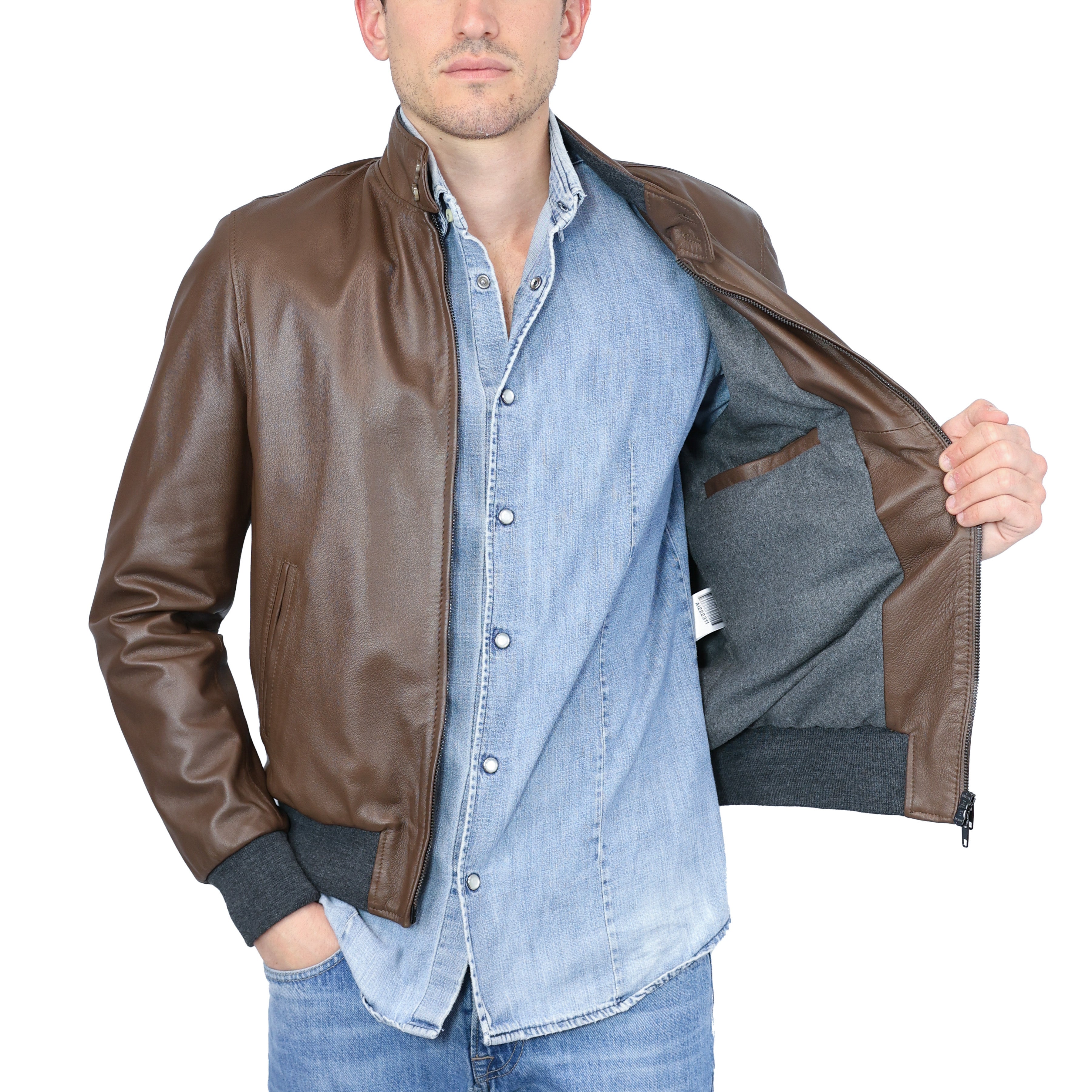 Bomber in pelle 89NATAU