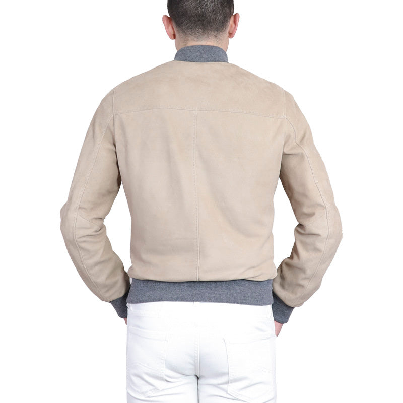 Chaqueta bomber de cuero 89PCBLI