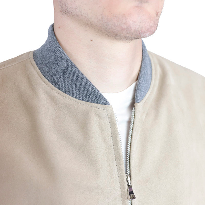 Chaqueta bomber de cuero 89PCBLI