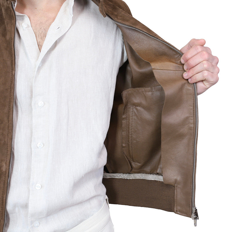 Chaqueta bomber de cuero 89PSSAR