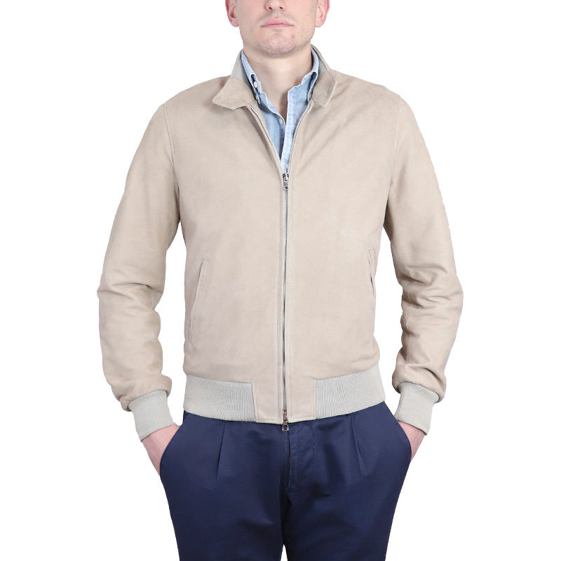 Chaqueta bomber de cuero 89PSULI