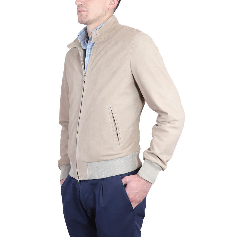 Chaqueta bomber de cuero 89PSULI