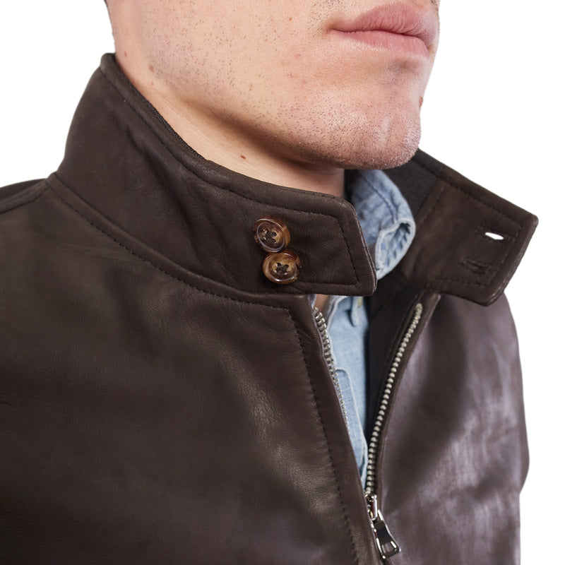 Leather bomber 89PVIBR