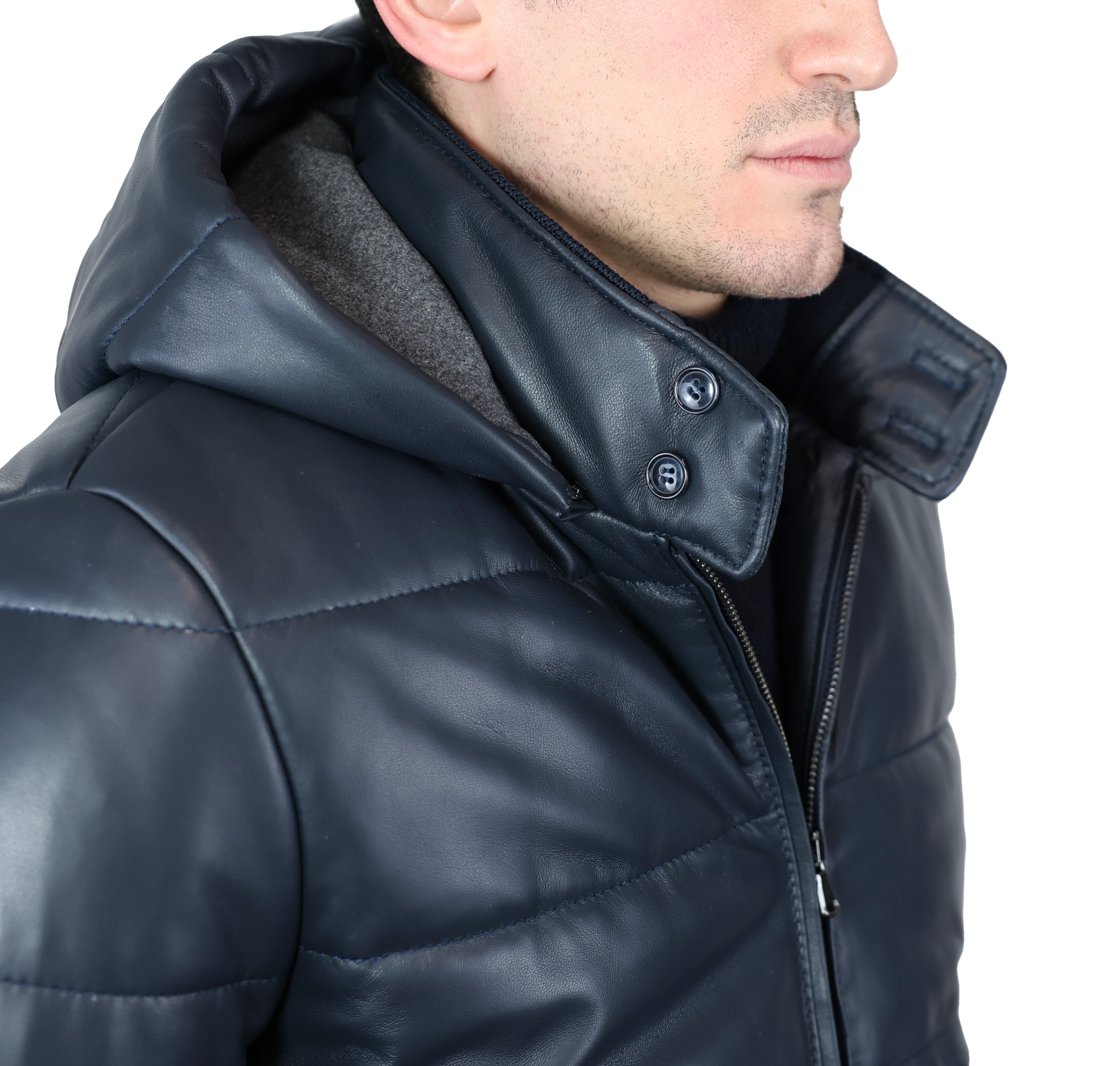 Piumino in pelle 89LCAMA