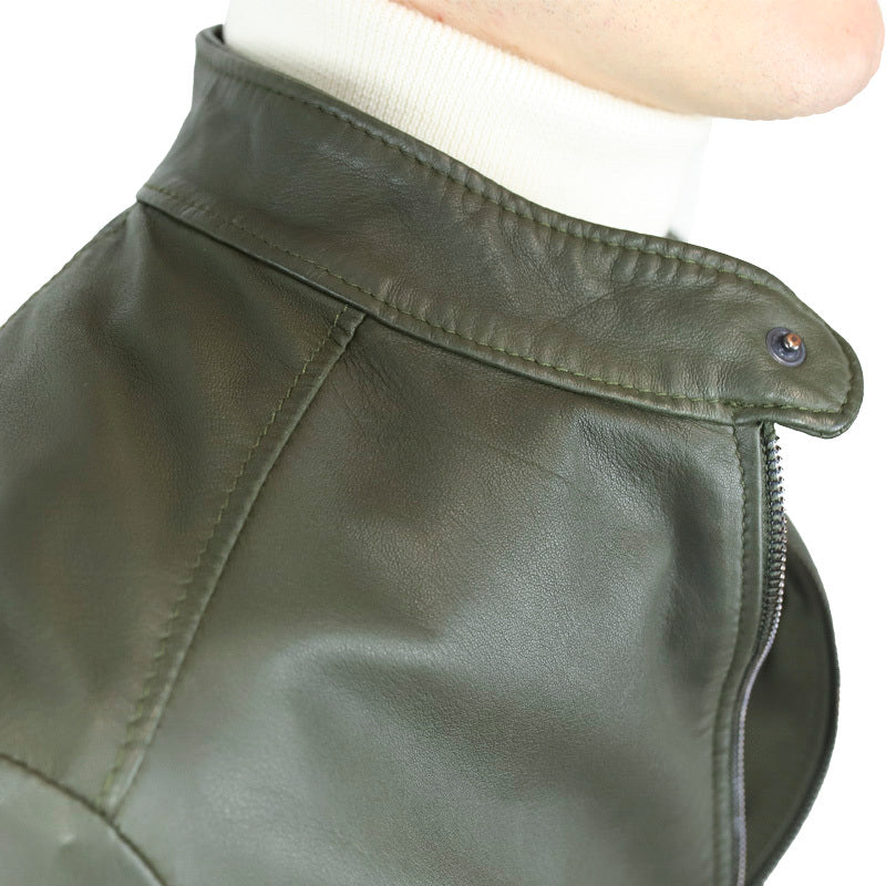 Biker in pelle 90WNAOL