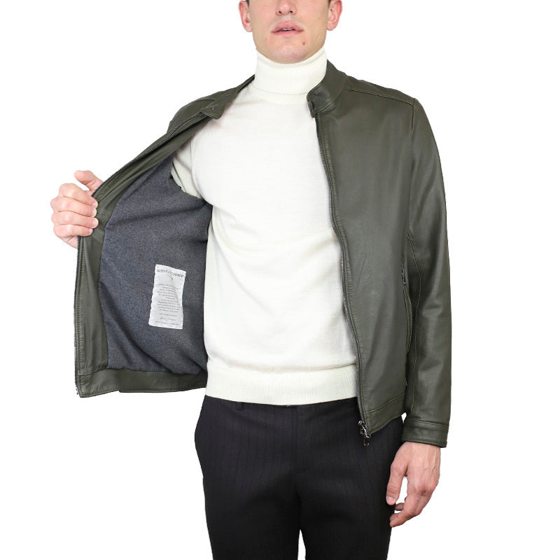 Biker in pelle 90WNAOL