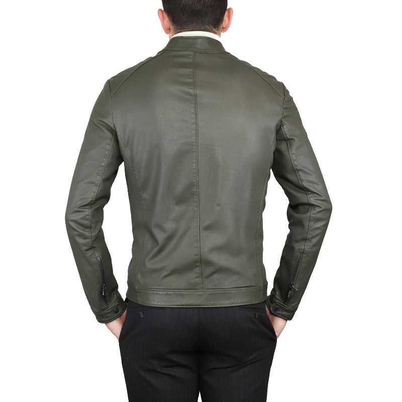 Biker in pelle 90WNAOL