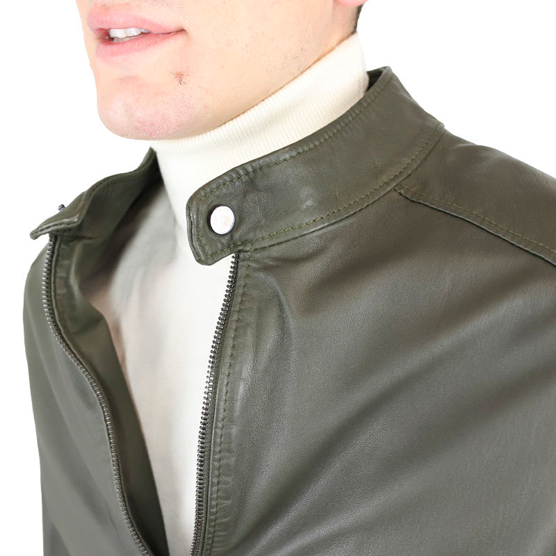 Biker in pelle 90WNAOL
