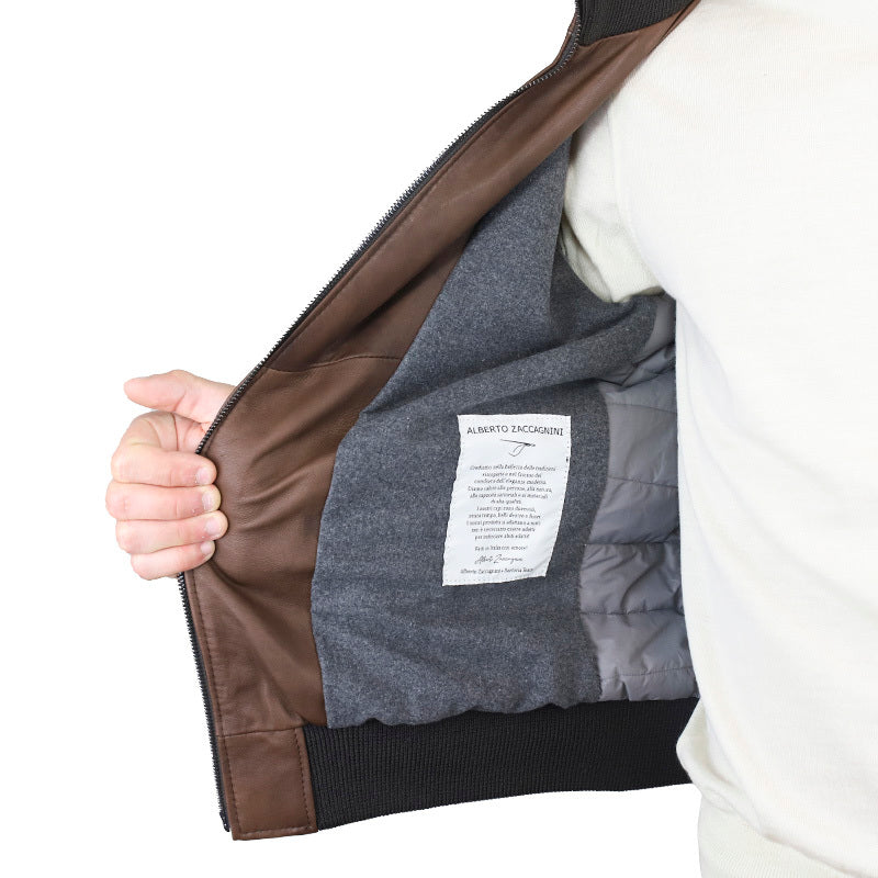 Bomber in pelle 91LNACI
