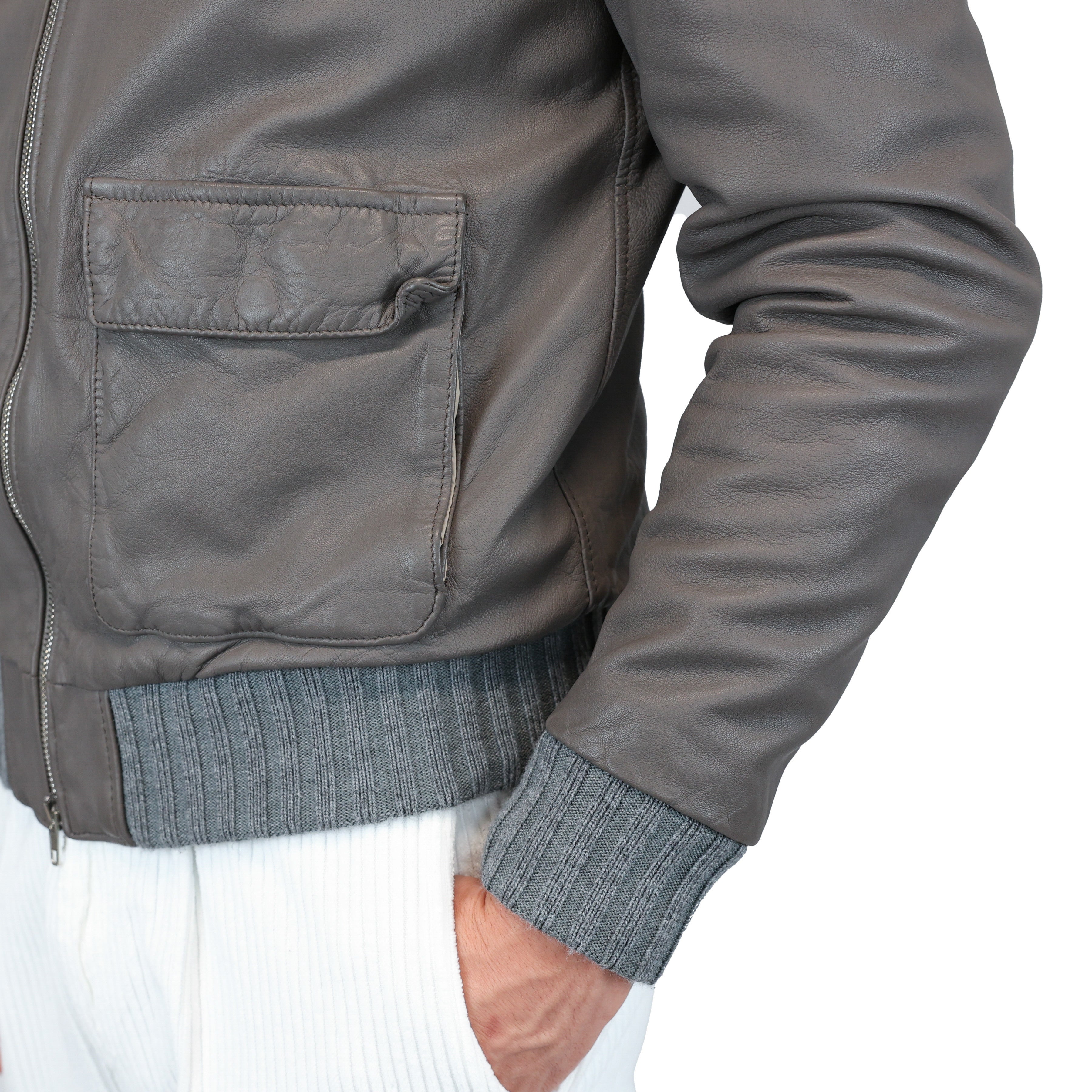 Bomber in pelle 91LWNGR