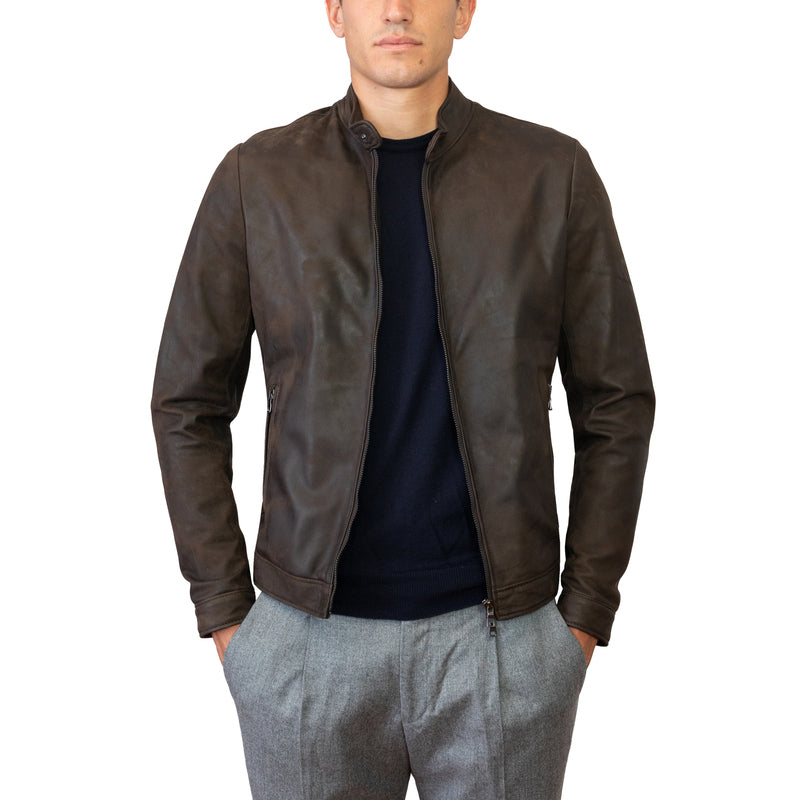 Biker in pelle 97VINBR