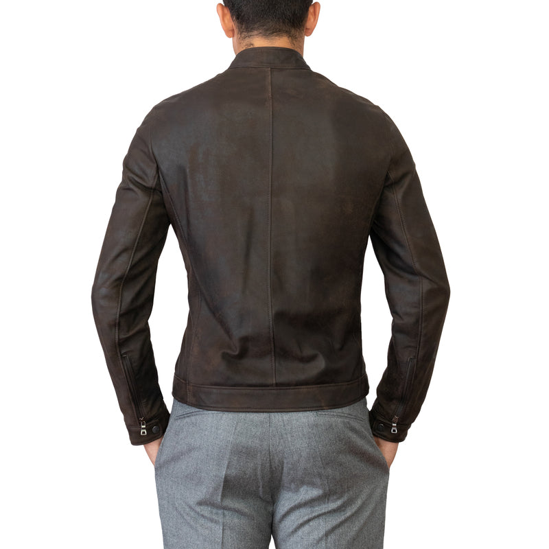 Biker in pelle 97VINBR