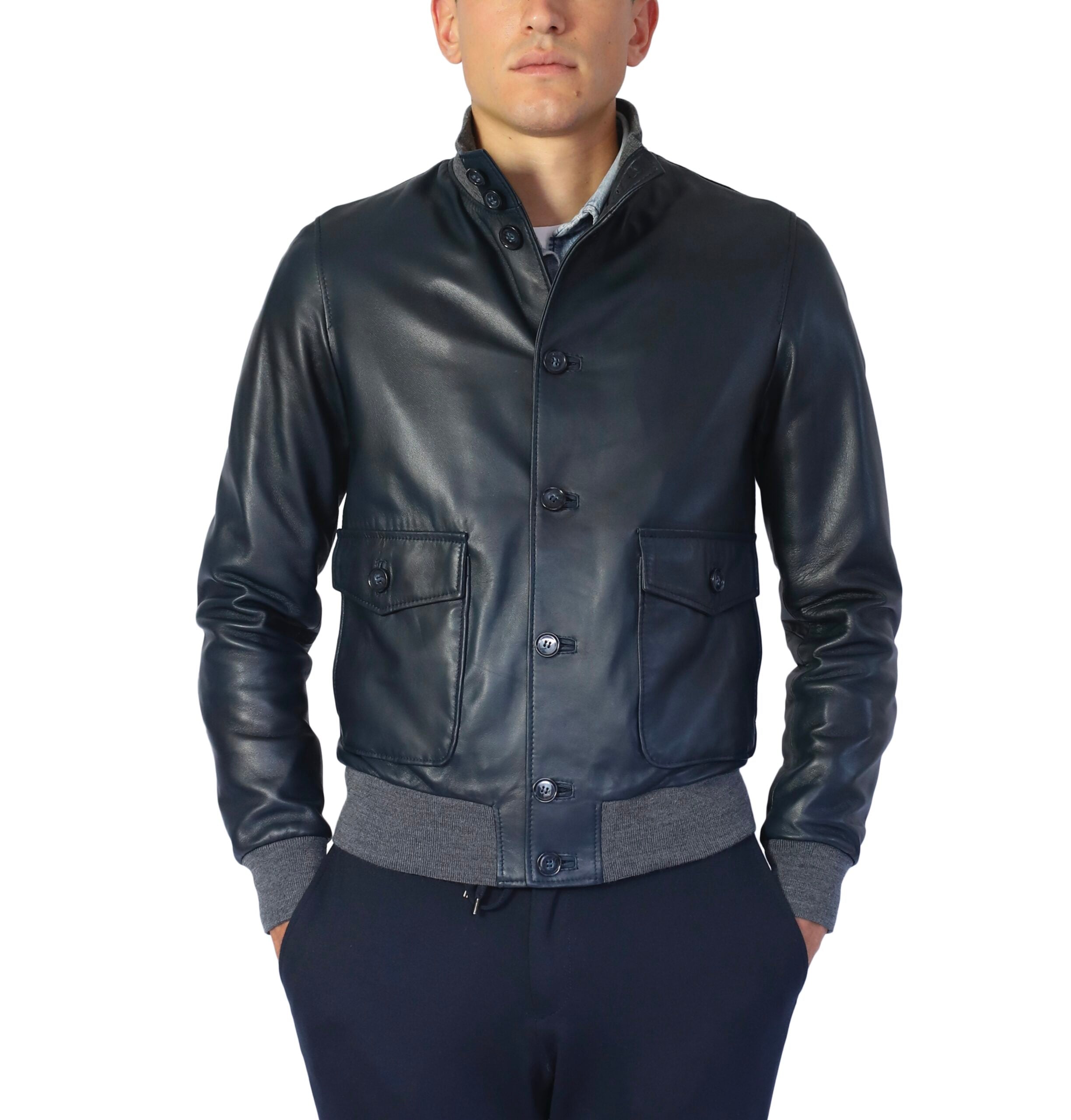 Veste en cuir 98LUXBL