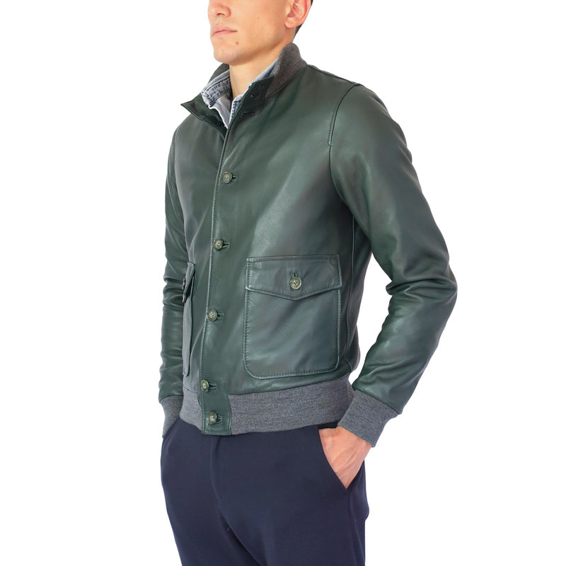 Leather jacket 98LUXVE