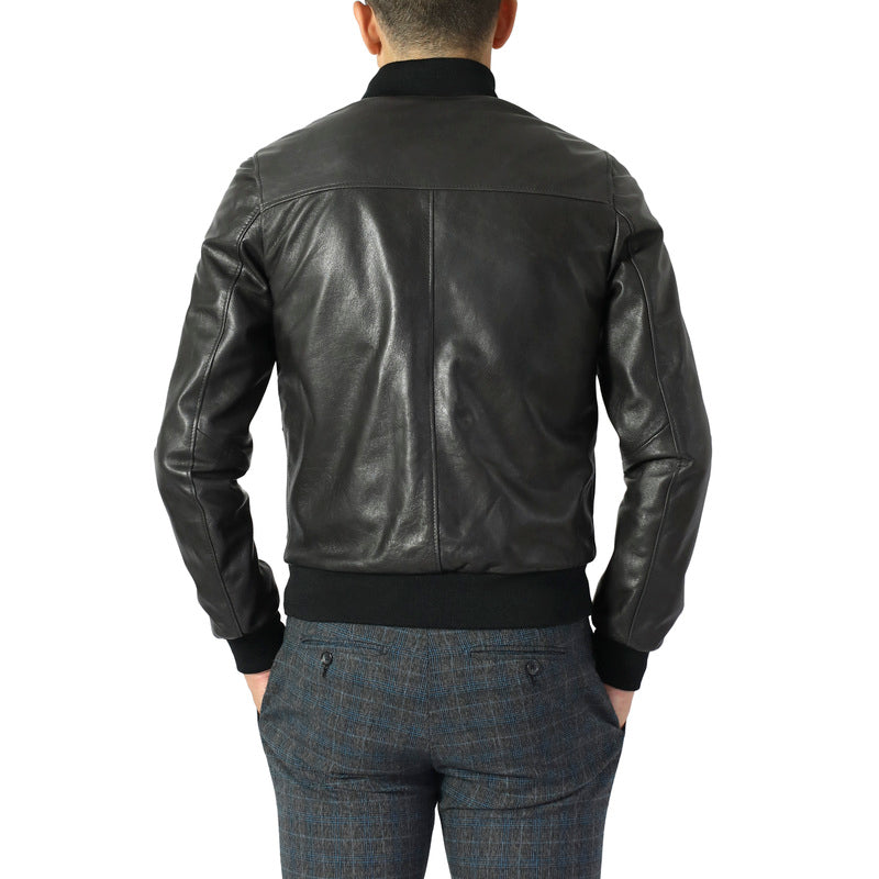 Leather bomber 98MARNE