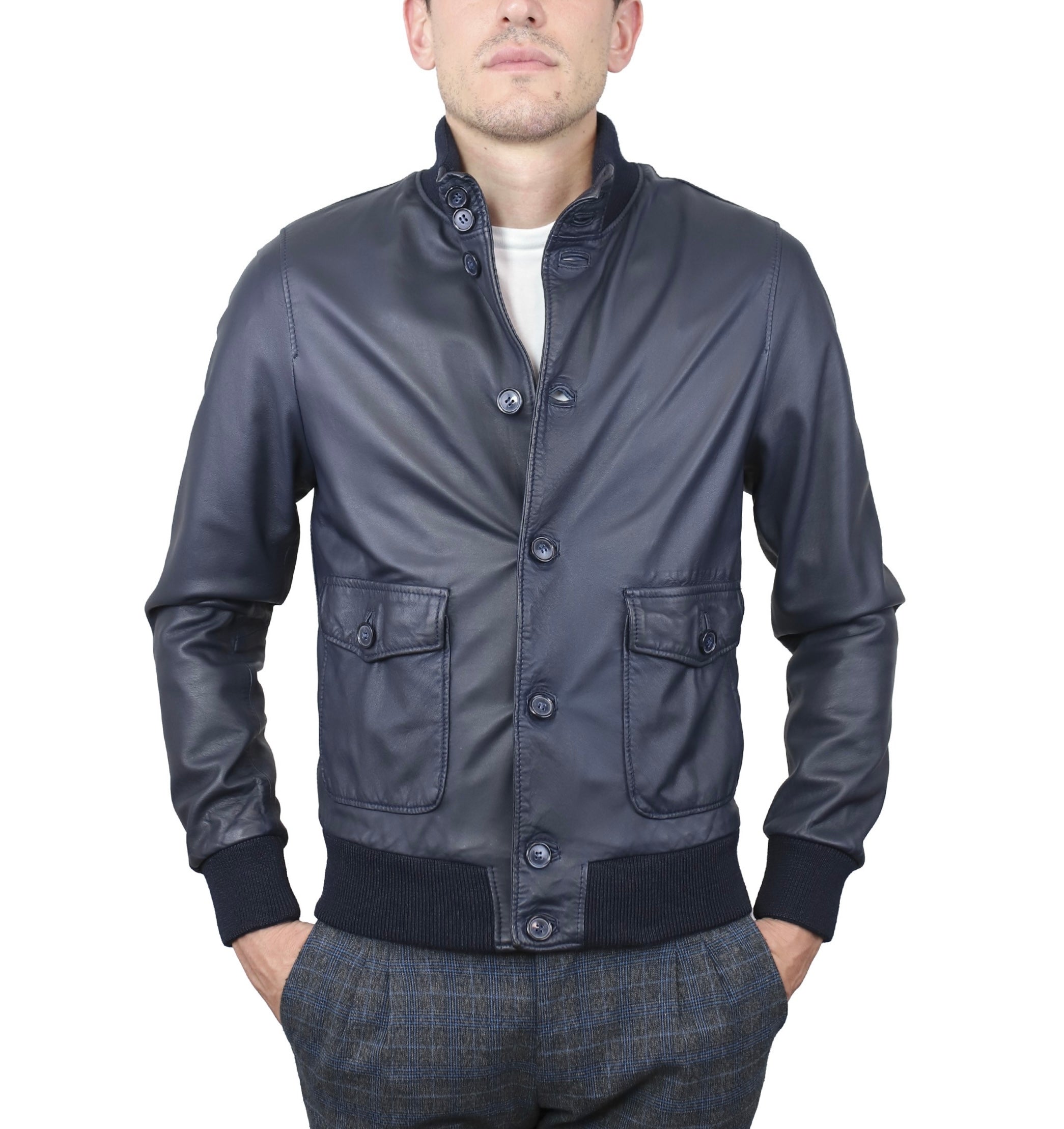 Giacca in pelle 98MNWBL