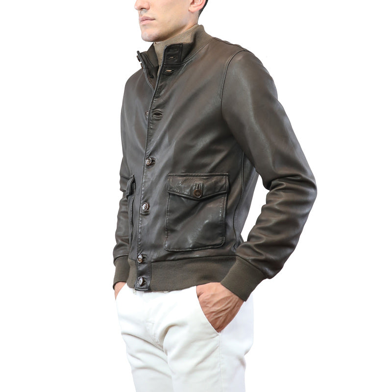Leather jacket 98MNWBR