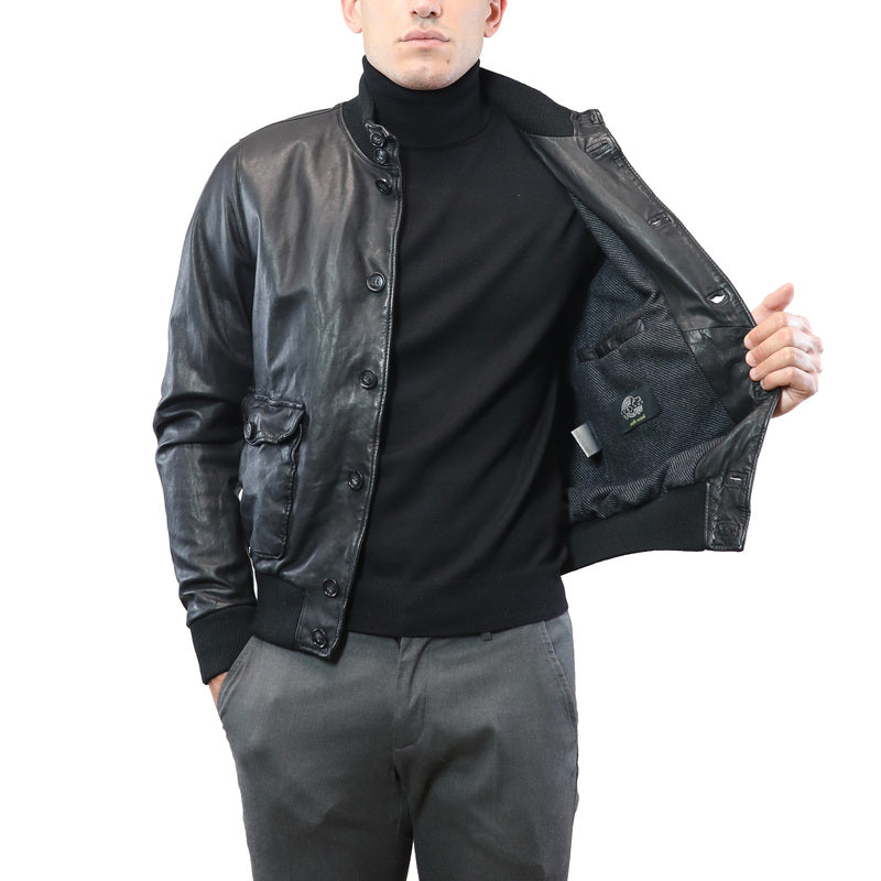Chaqueta de cuero 98MNWNE