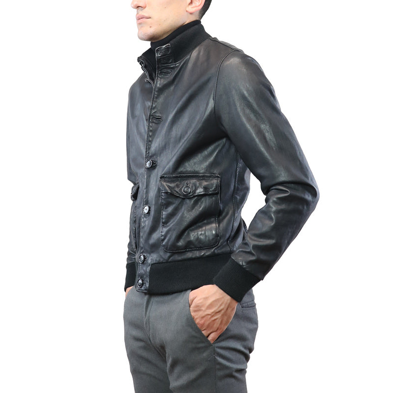Chaqueta de cuero 98MNWNE