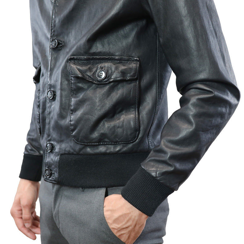 Chaqueta de cuero 98MNWNE