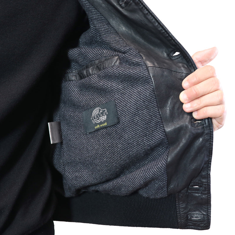 Chaqueta de cuero 98MNWNE