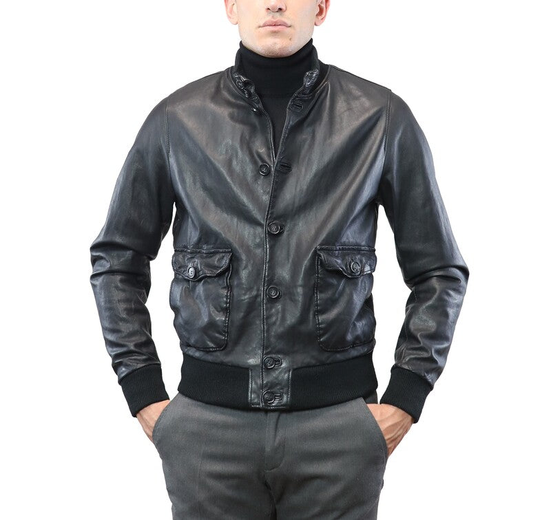Chaqueta de cuero 98MNWNE