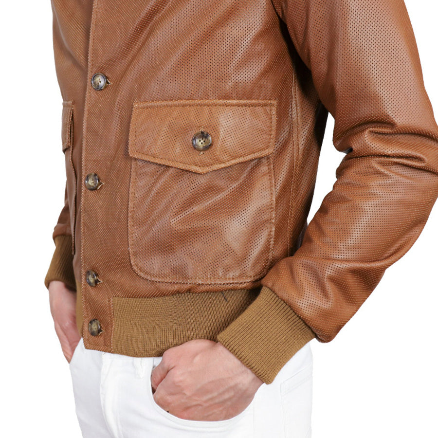 Veste en cuir 98PFNCU