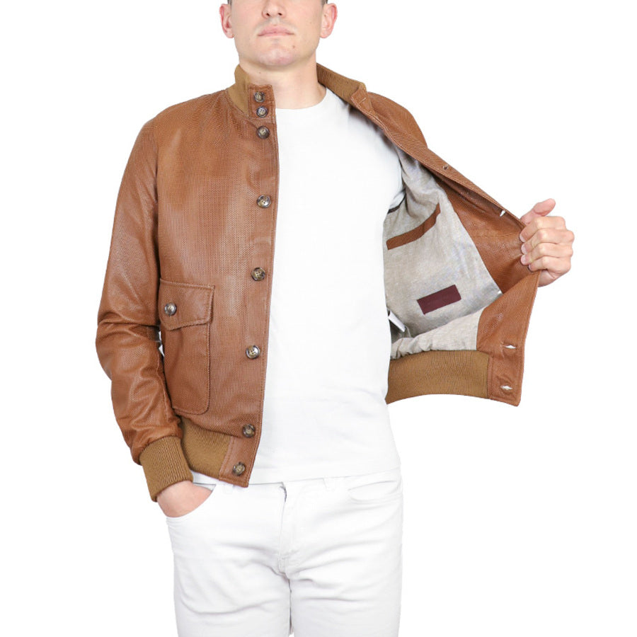 Veste en cuir 98PFNCU