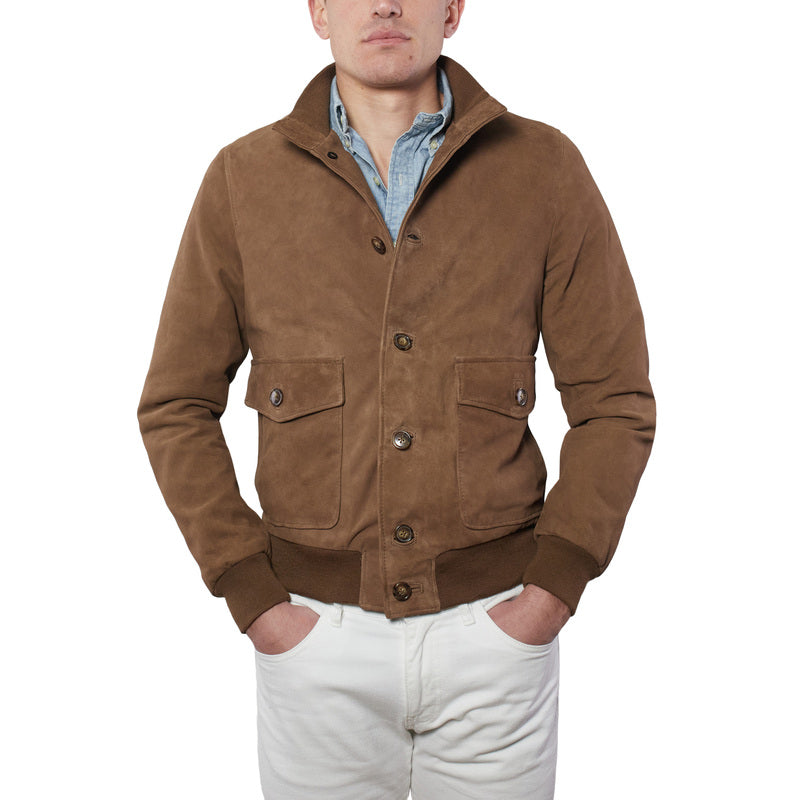 Leather bomber 98PSUAR