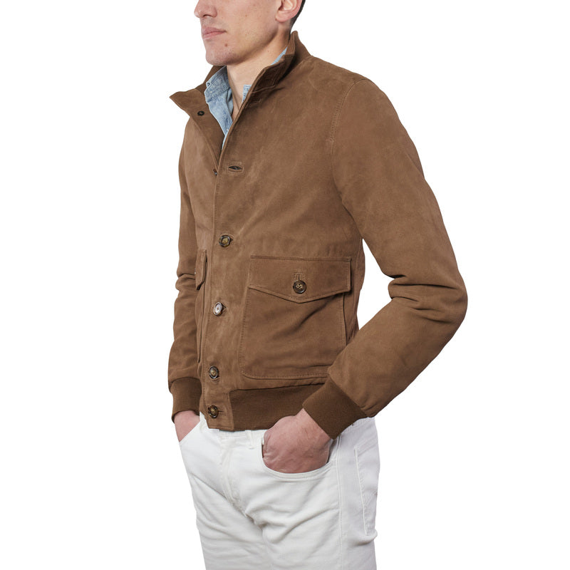Leather bomber 98PSUAR